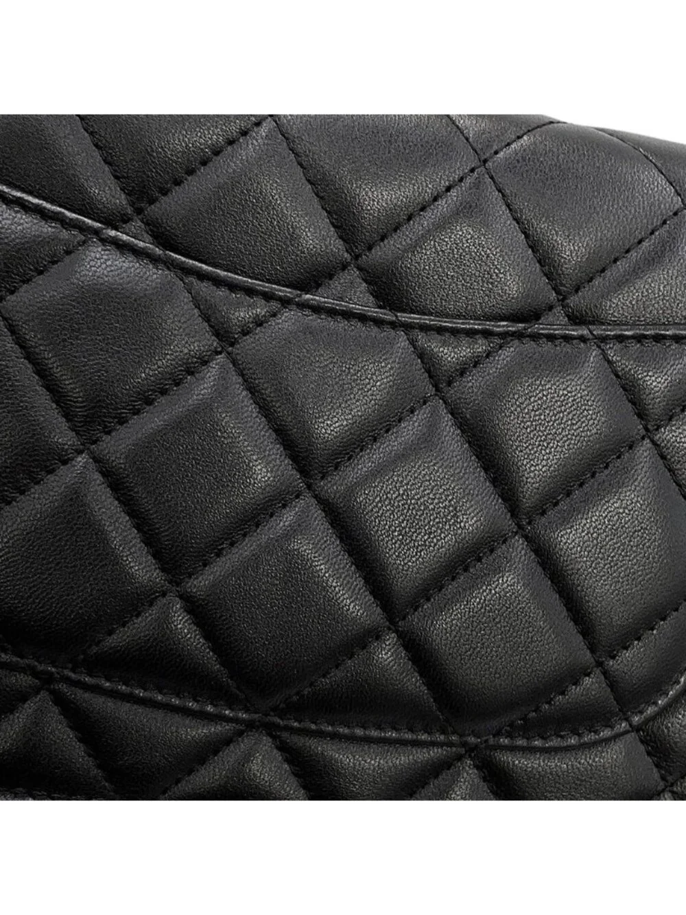 Chanel Chain Wallet Classic Quilted CC Logo Lambskin Black